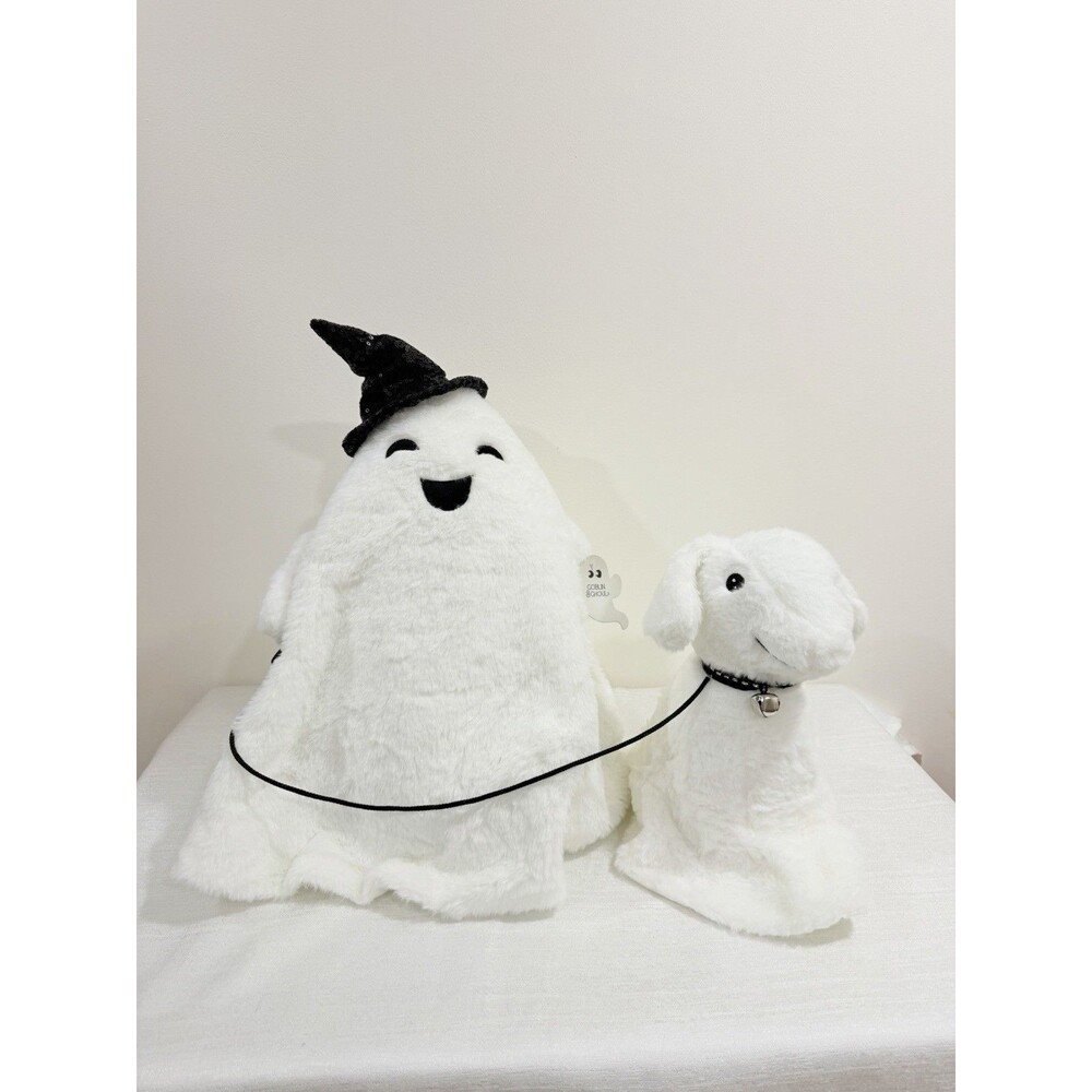 Goblin & Ghoul Ghost Walking Dog Plush Greeter Halloween Summerween - Picture 3 of 12